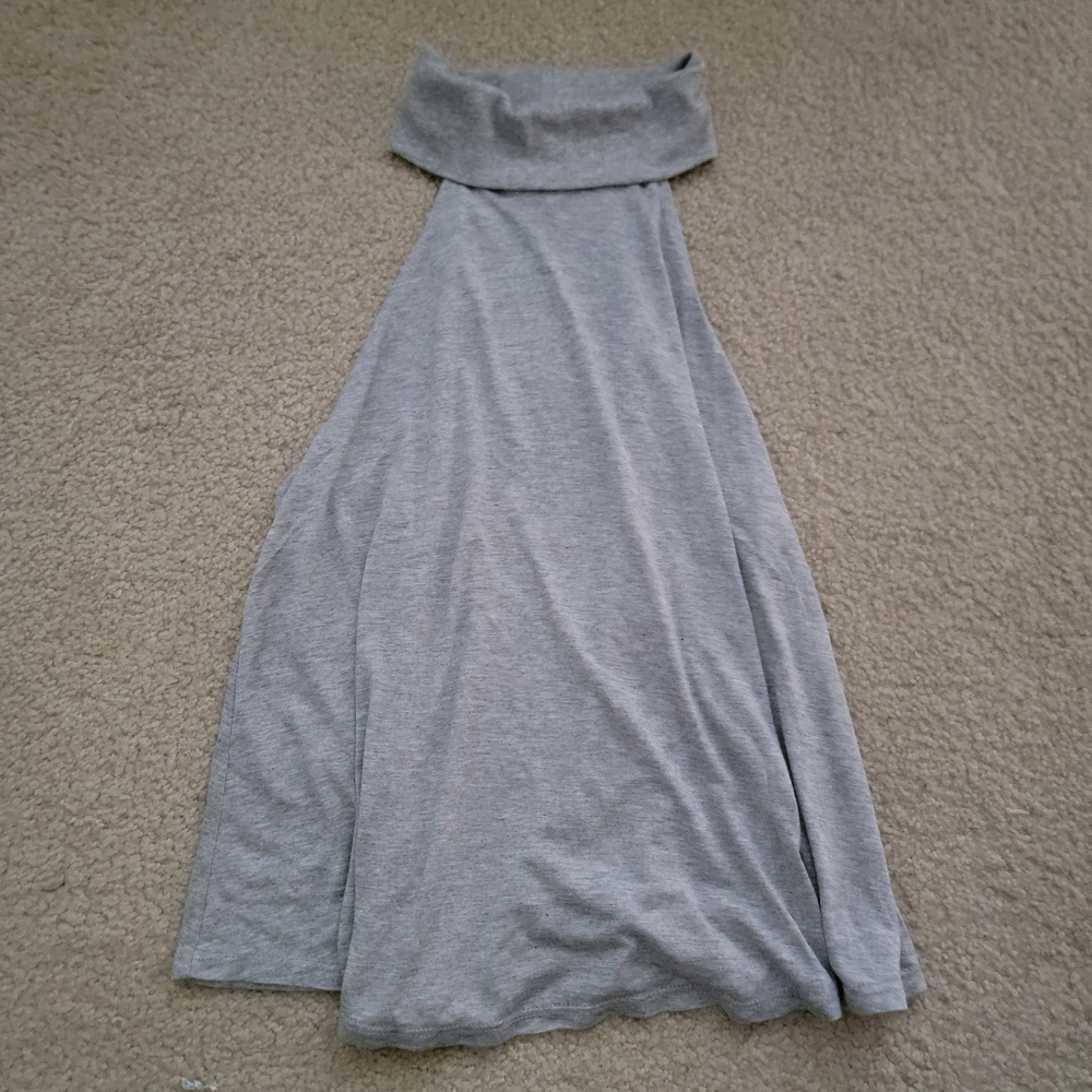 Lanston Turtleneck Tank Top in Light Gray Small EUC